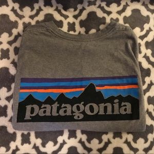 Patagonia long sleeve tee shirt P-6 logo